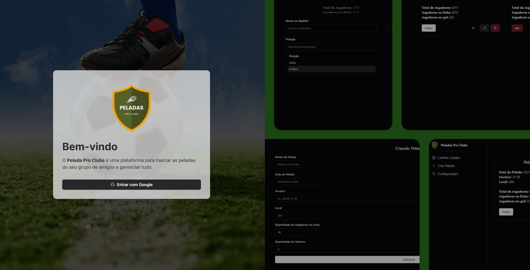 Peladas Club - Futebol